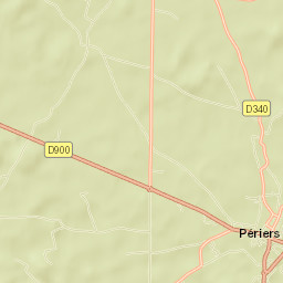 Périers Street Map