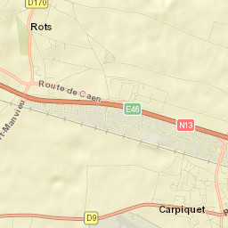 Carpiquet Street Map