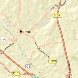 Bornel Street Map