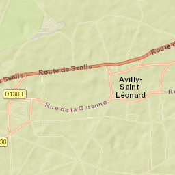 Avilly-Saint-Léonard Street Map