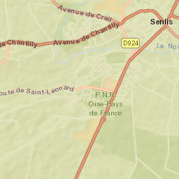 Senlis Street Map