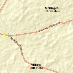 Fère-en-Tardenois Street Map