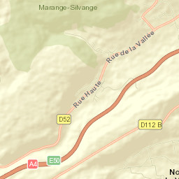 Marange-Silvange Street Map