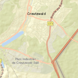 Creutzwald Street Map