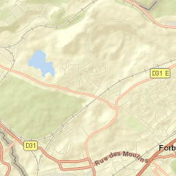 Forbach Street Map