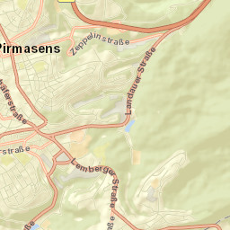Pirmasens Street Map