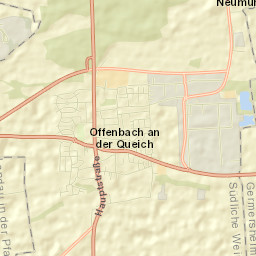 Offenbach an der Queich Street Map