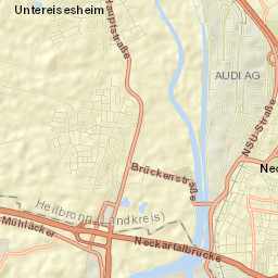 Neckarsulm Street Map