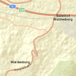 Waldenburg Street Map