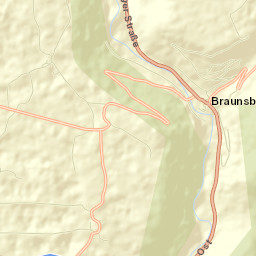 Braunsbach Street Map