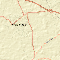 Weidenbach Street Map