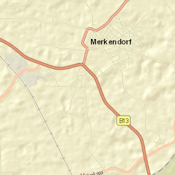 Merkendorf Street Map