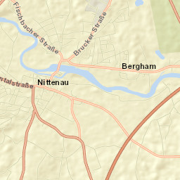 Nittenau Street Map