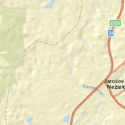Jarošov nad Nežárkou Street Map