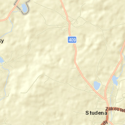 Studená Street Map