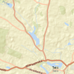 Telč Street Map