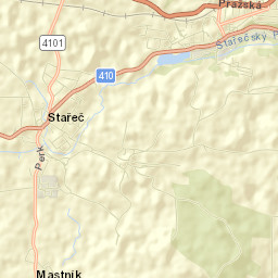 Stařeč Street Map