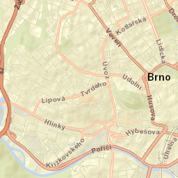 Brno Street Map