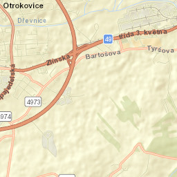 Otrokovice Street Map