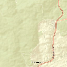 Březnice Street Map