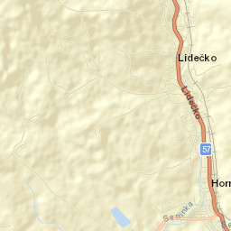 Lidečko Street Map