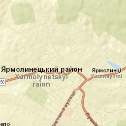 Yarmolyntsi Street Map