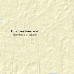 Novonikolskoe Street Map