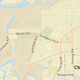 Chilliwack Street Map