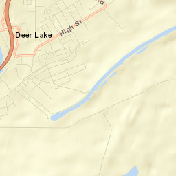 Deer Lake Street Map