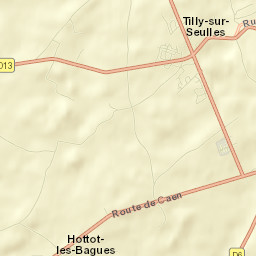 Tilly-sur-Seulles Street Map