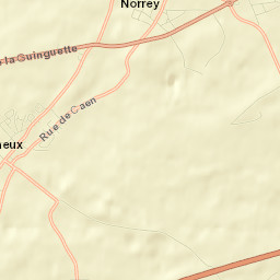 Cheux Street Map