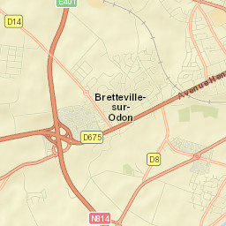 Bretteville-sur-Odon Street Map