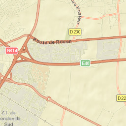 Giberville Street Map