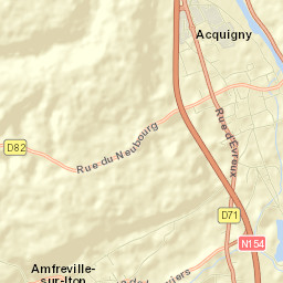 Acquigny Street Map