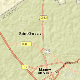 Magny-en-Vexin Street Map