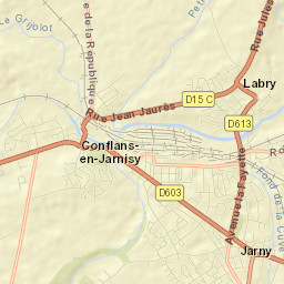 Labry Street Map