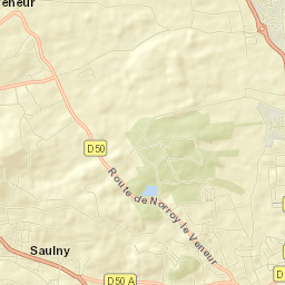 Saulny Street Map