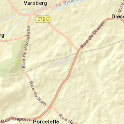 Ham-sous-Varsberg Street Map