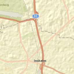 Insheim Street Map