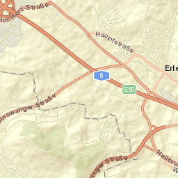 Erlenbach Street Map