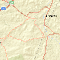 Bretzfeld Street Map