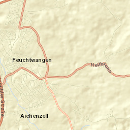 Feuchtwangen Street Map