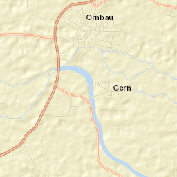 Ornbau Street Map