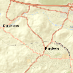 Parsberg Street Map