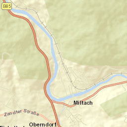 Miltach Street Map