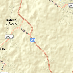 Zbýšov Street Map
