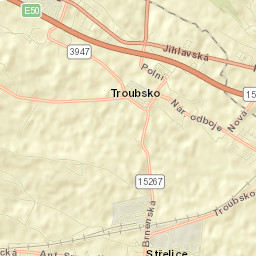 Troubsko Street Map