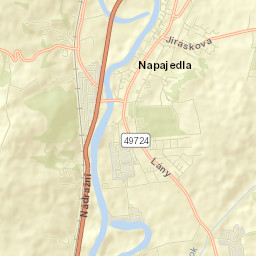 Napajedla Street Map