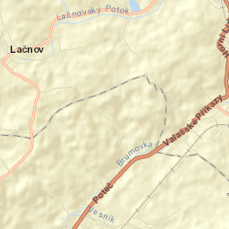Horní Lideč Street Map