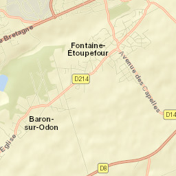 Fontaine-Étoupefour Street Map